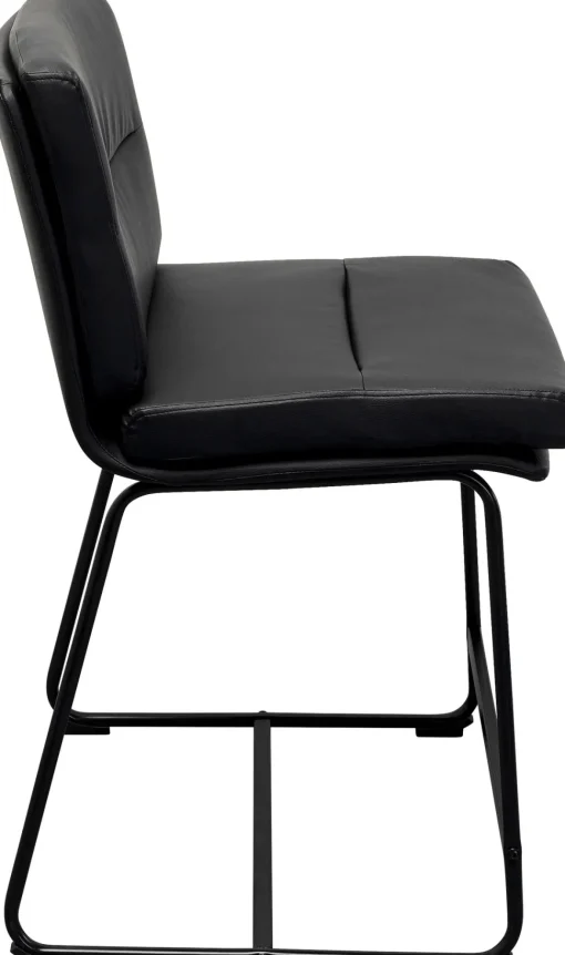 Barstuhl Ginny Schwarz 60cm