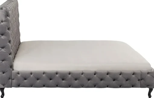 Bett Desire Hoch Silbergrau 160x200 cm
