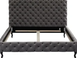 Bett Desire Hoch Silbergrau 160x200 cm