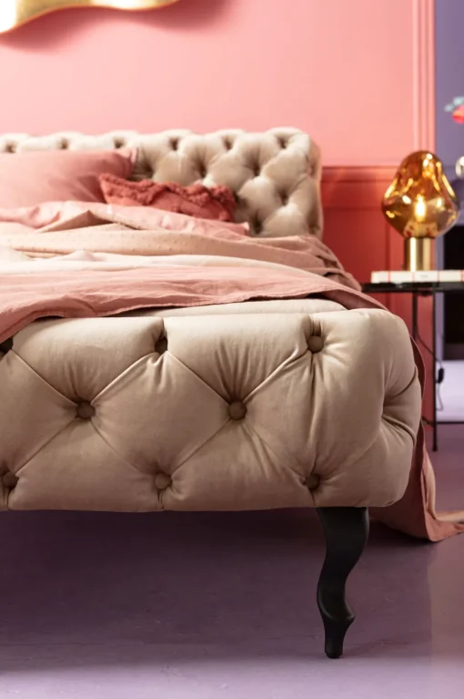 Bett Desire Velvet Ecru 180x200cm