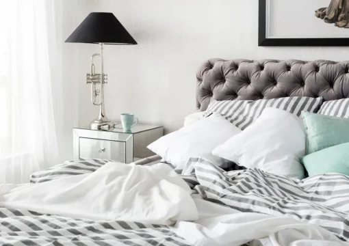 Bett Desire Velvet Silbergrau 160x200 cm