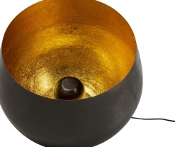 Bodenleuchte Apollon Smooth Schwarz Ø50cm