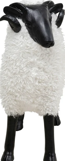 Deko Figur Bathilde Ram Weiß 78cm