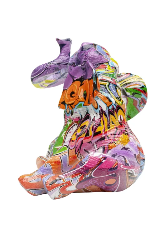Deko Figur Elefant Zirkus Graffiti (2/Set)