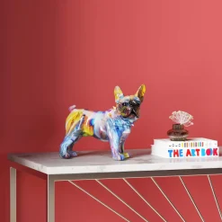 Deko Figur Frenchie Bunt 24cm