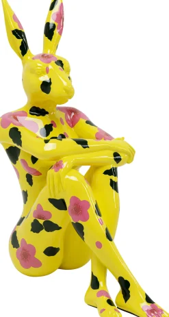 Deko Figur Gangster Rabbit Gelb 80cm