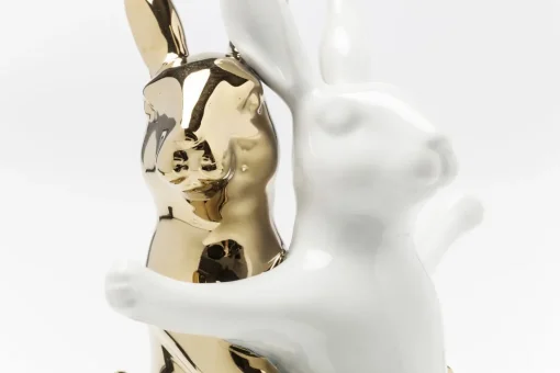 Deko Figur Hugging Rabbits Medium