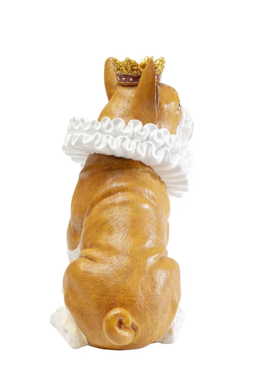 Deko Figur King Dog Braun 29cm