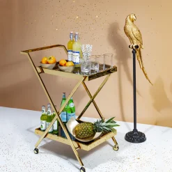 Deko Figur Parrot Gold 116cm