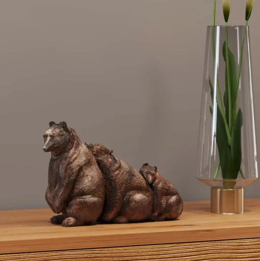Deko Figur Relaxed Bear Family