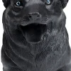 Deko Figur Royal Standing Corgi Schwarz 52cm