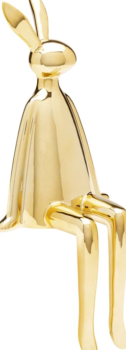 Deko Figur Sitting Rabbit Gold 35cm
