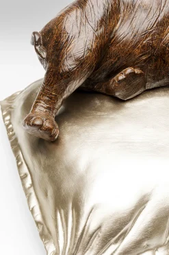 Deko Figur Sleeping Rhino 37cm