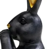 Deko Figur Sweet Rabbit Schwarz 23cm