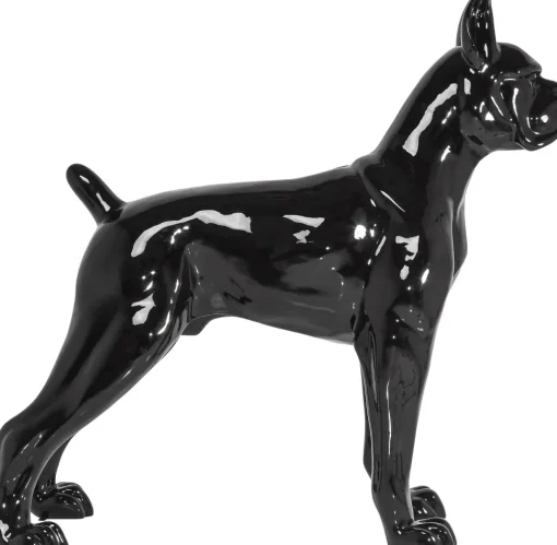 Deko Figur Toto XL Schwarz 180cm