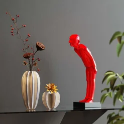 Deko Figur Welcome Guests Red Small