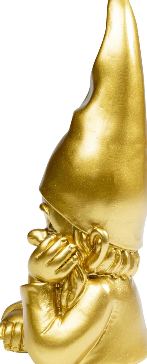 Deko Figur Zwerg Gold 21cm