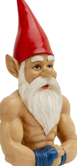 Deko Figur Zwerg Muscle 32cm