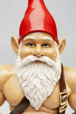 Deko Figur Zwerg Muscle 60cm