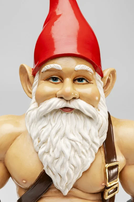 Deko Figur Zwerg Muscle 60cm