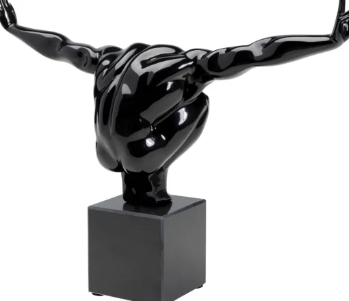 Deko Objekt Athlet Schwarz 75cm