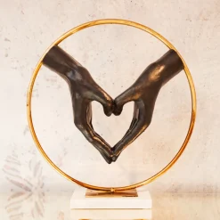 Deko Objekt Elements Heart Hand 62cm