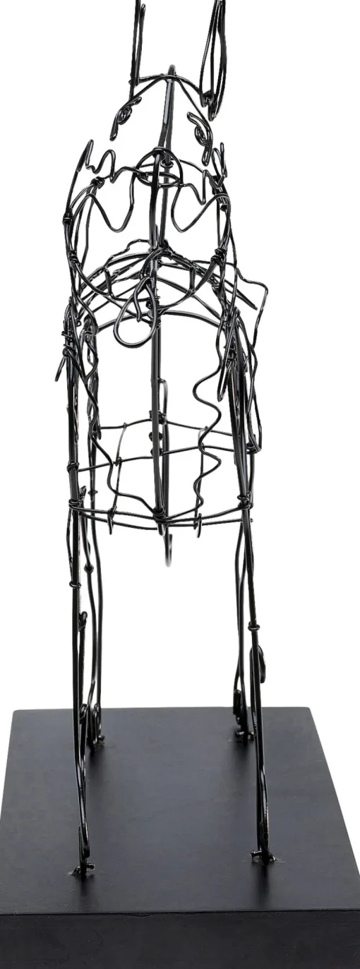 Deko Objekt Wire Attack Dog 36cm