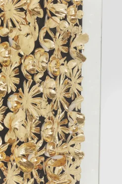 Deko Rahmen Gold Flower 120x120cm