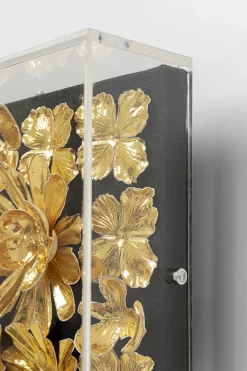 Deko Rahmen Gold Flower 80x80cm