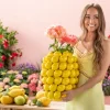 Deko Vase Lemon Juice 40cm