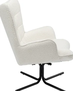 Drehsessel Oscar Boucle Creme