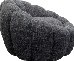 Drehsessel Peppo Bloom Melange Schwarz