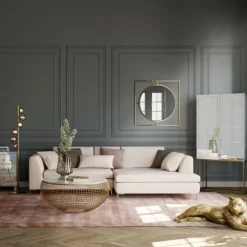 Ecksofa Gianni Creme 250x167 Rechts