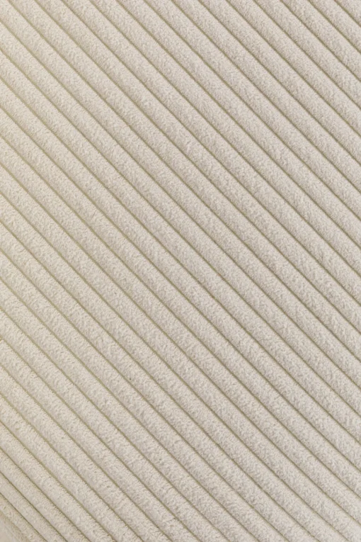 Ecksofa Infinity Ottomane Cord Creme Rechts