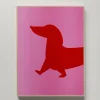 Gerahmtes Bild Dog Frankie (2/Set)