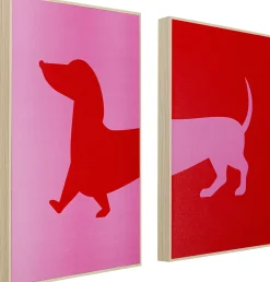 Gerahmtes Bild Dog Frankie (2/Set)
