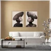 Gerahmtes Bild Muse Aesthetic Left 90x120cm