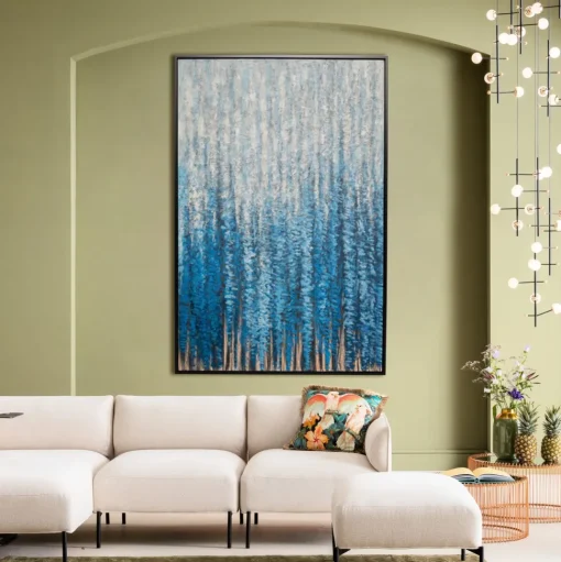 Gerahmtes Bild Rain Shower 120x180cm