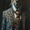 Glasbild Mister Leo 100x150cm