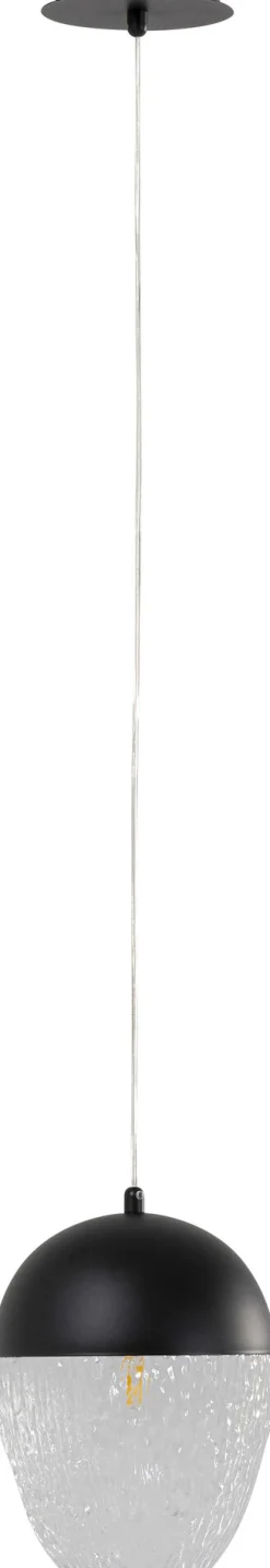 Hängeleuchte Frozen Schwarz Matt Ø20cm