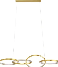 Hängeleuchte Galaxy LED Gold 155cm