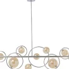 Hängeleuchte Universe Chrom 110cm