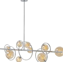 Hängeleuchte Universe Chrom 110cm