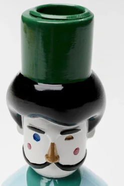 Kerzenständer Monsieur Mustache 16cm