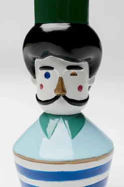 Kerzenständer Monsieur Mustache 16cm