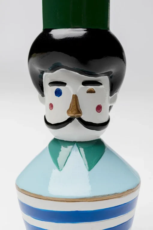 Kerzenständer Monsieur Mustache 16cm