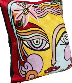 Kissen Art Line Face 50x50cm