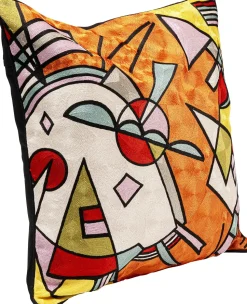 Kissen Art Line Orange 50x50cm