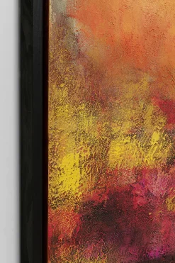 Leinwandbild Jardin Rot 125x215cm