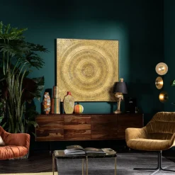 Objektbild Art Circle Gold 120x120cm